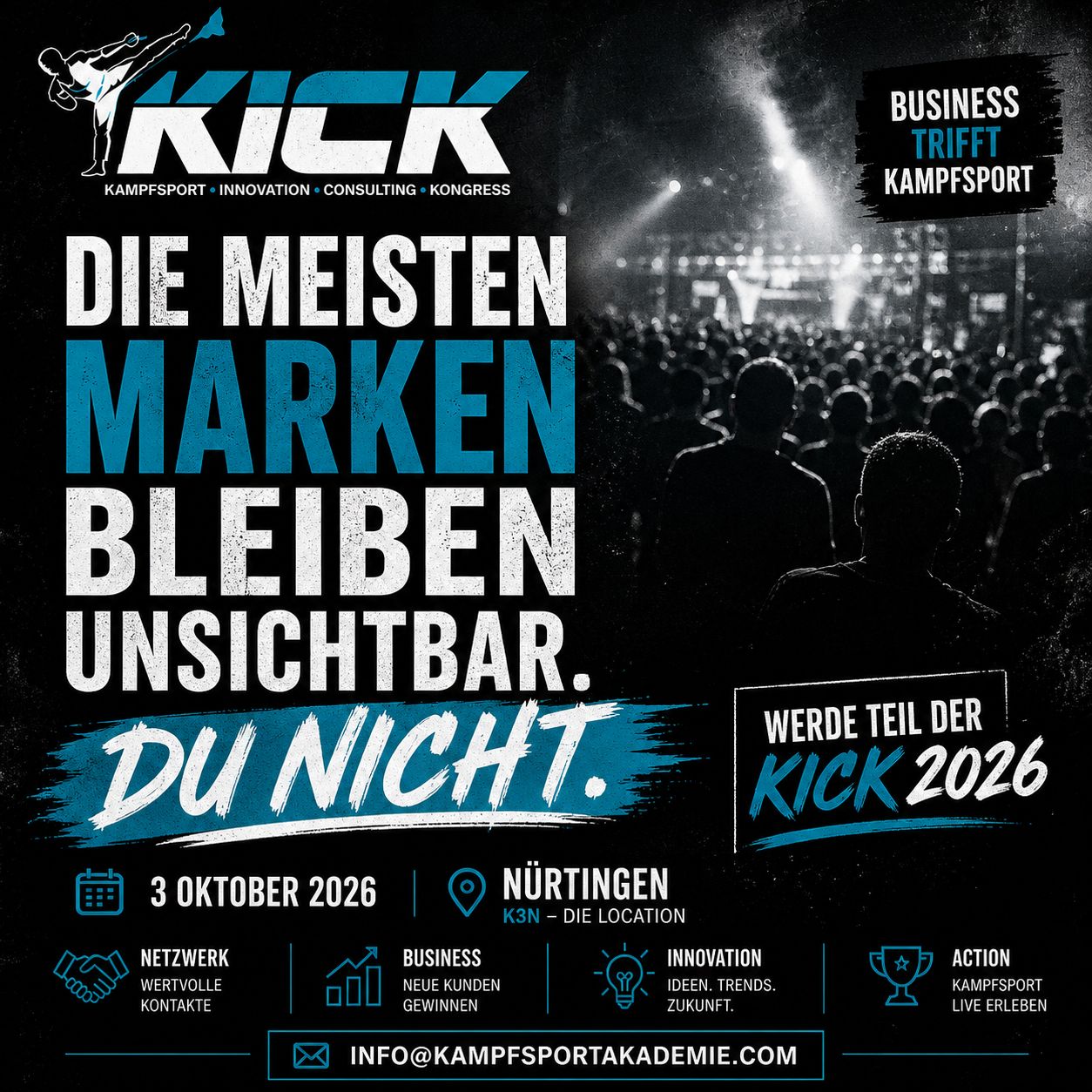 Die meisten Marken bleiben unsichtbar. Du nicht.